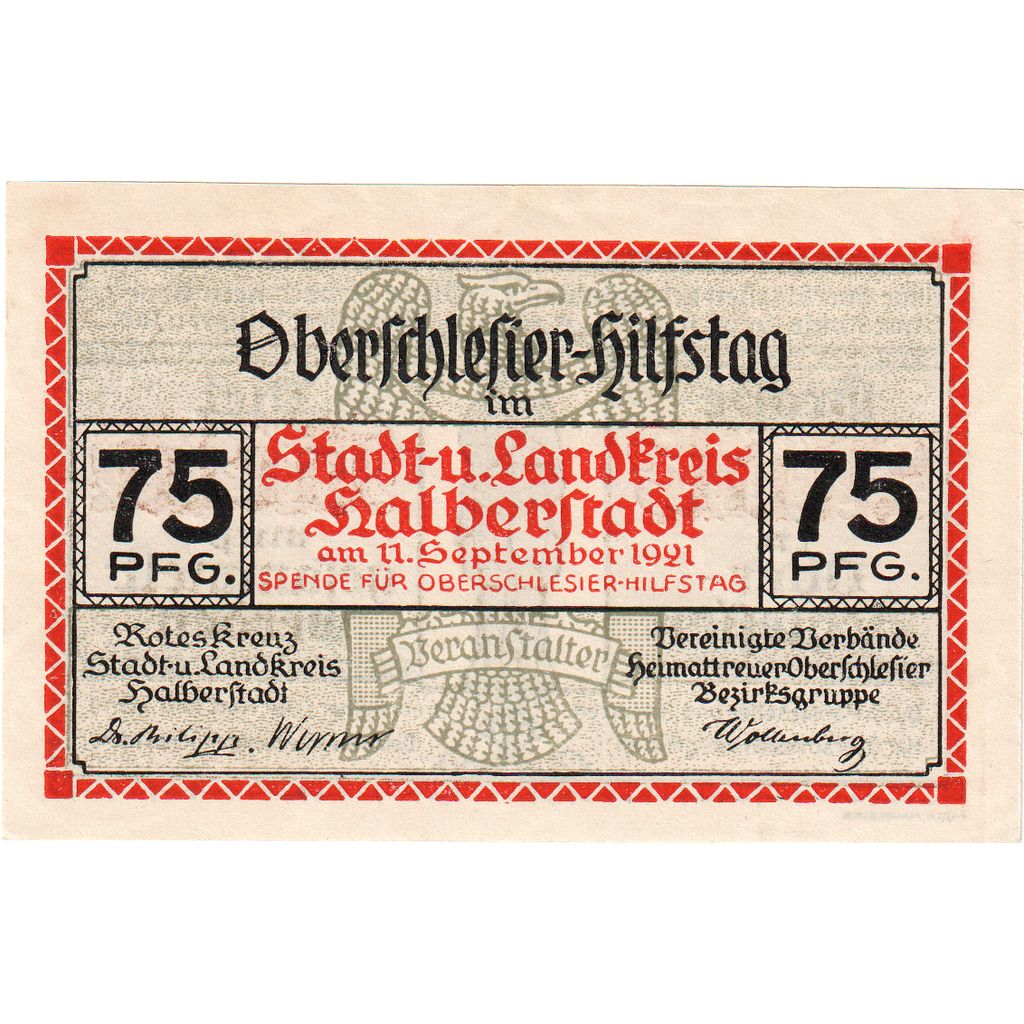 Duitsland, Halberstadt Rotes Kreuz und Verbände heimattreuer Oberschlesier, 75