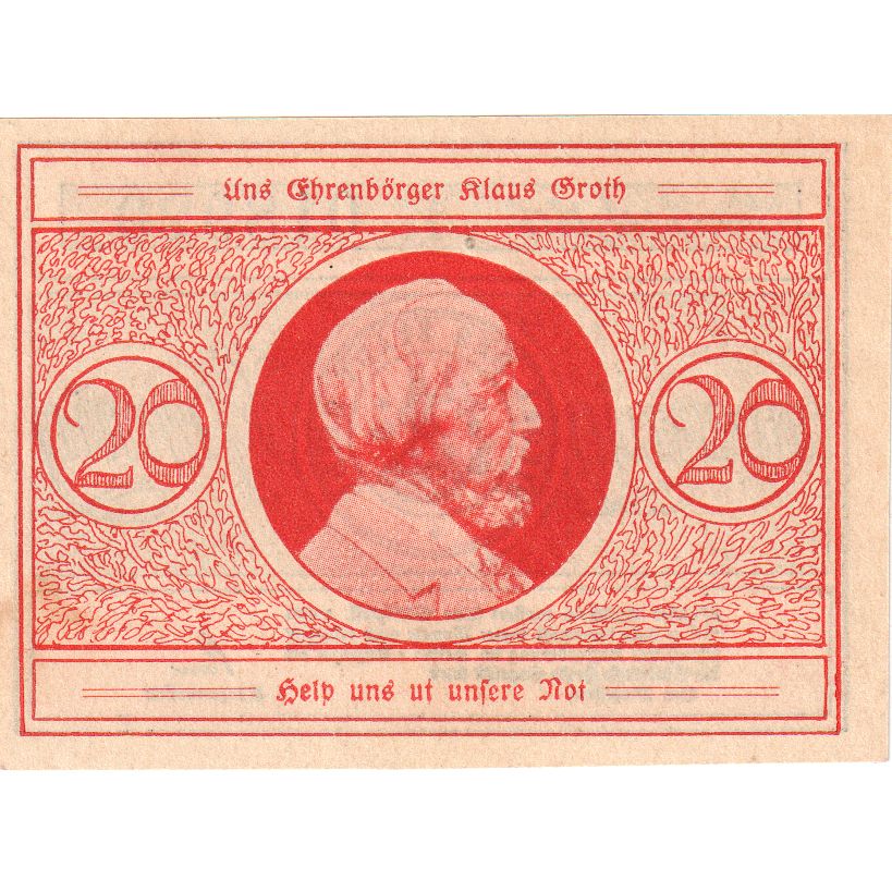 Alemania, Heide Stadt, 20 Pfennig, EBC+