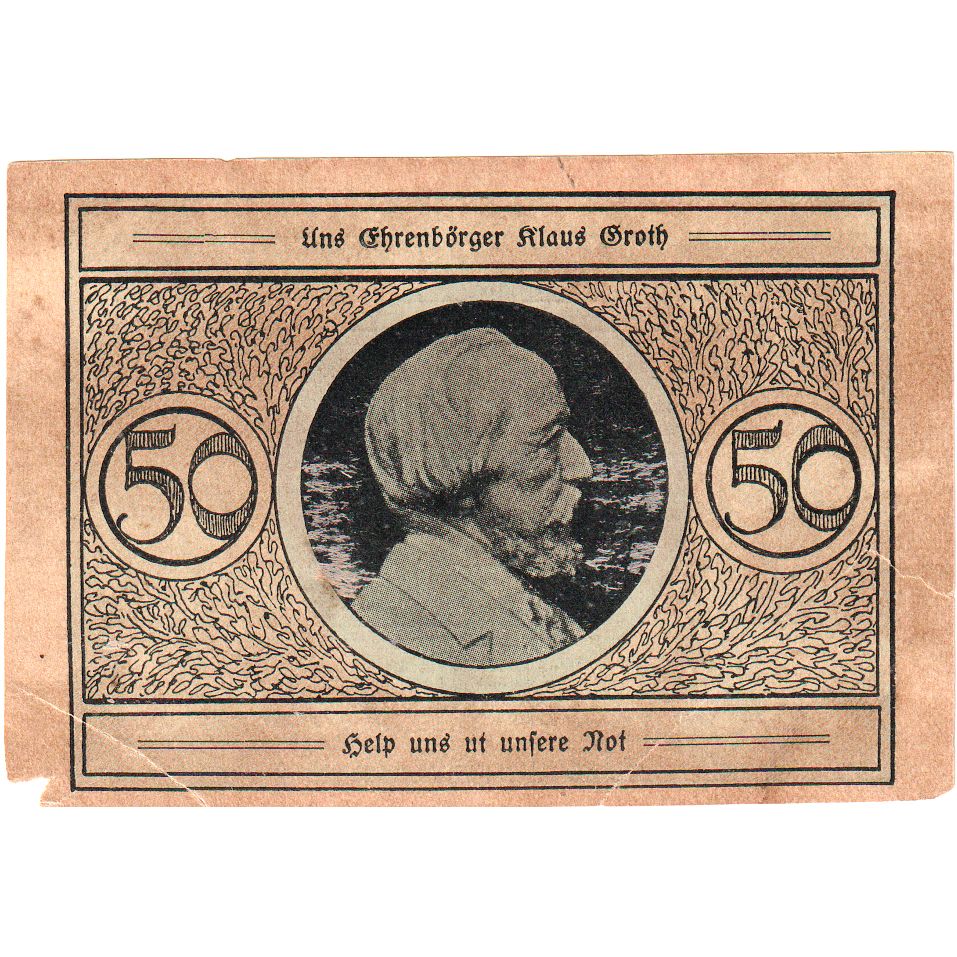 Alemania, Heide Stadt, 50 Pfennig, EBC+