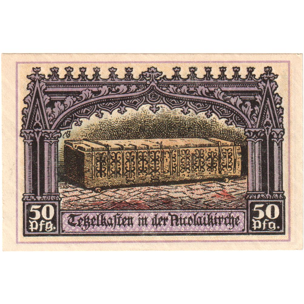 Deutschland, Jüterbog Stadt, 50 Pfennig, 1922-05-31, VZ+