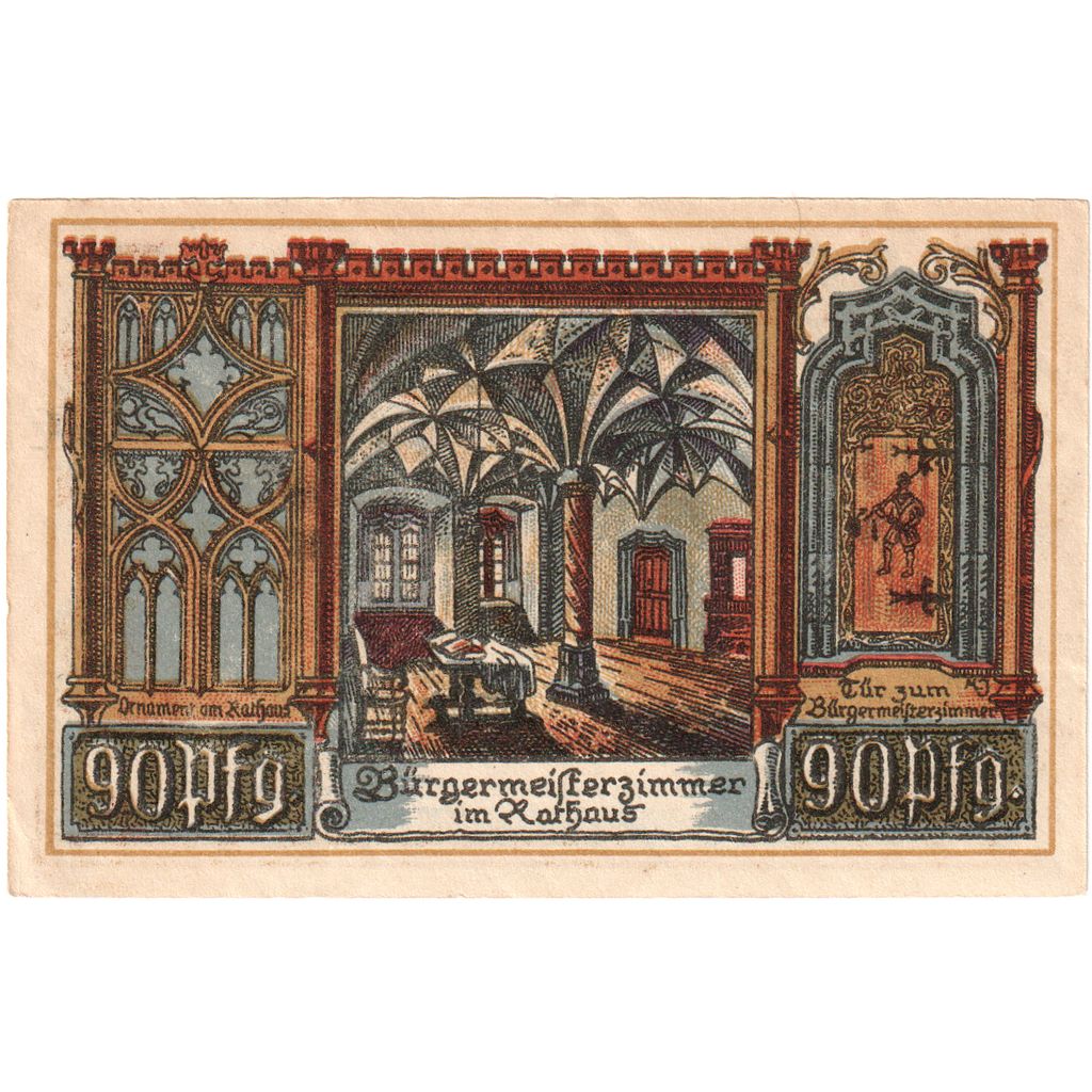 Niemcy, Jüterbog Stadt, 90 Pfennig, 1922-05-31, UNC(60-62)
