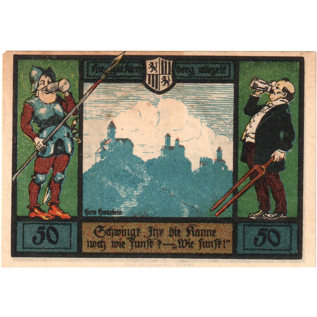 Niemcy, Jena Fuchsturmgemeinde, 50 Pfennig, UNC(60-62)