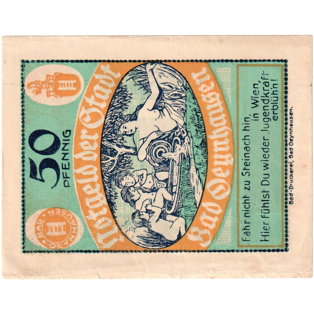 Alemania, Oeynhausen, Bad Städtische Sparkasse, 50 Pfennig, 1921-06-30, UNC
