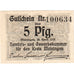 Deutschland, Meiningen Handels und Gewerbekammer des Kreises, 50 Pfennig