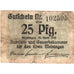 Deutschland, Meiningen Handels und Gewerbekammer des Kreises, 25 Pfennig