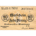 Deutschland, Meiningen Handels und Gewerbekammer des Kreises, 10 Pfennig