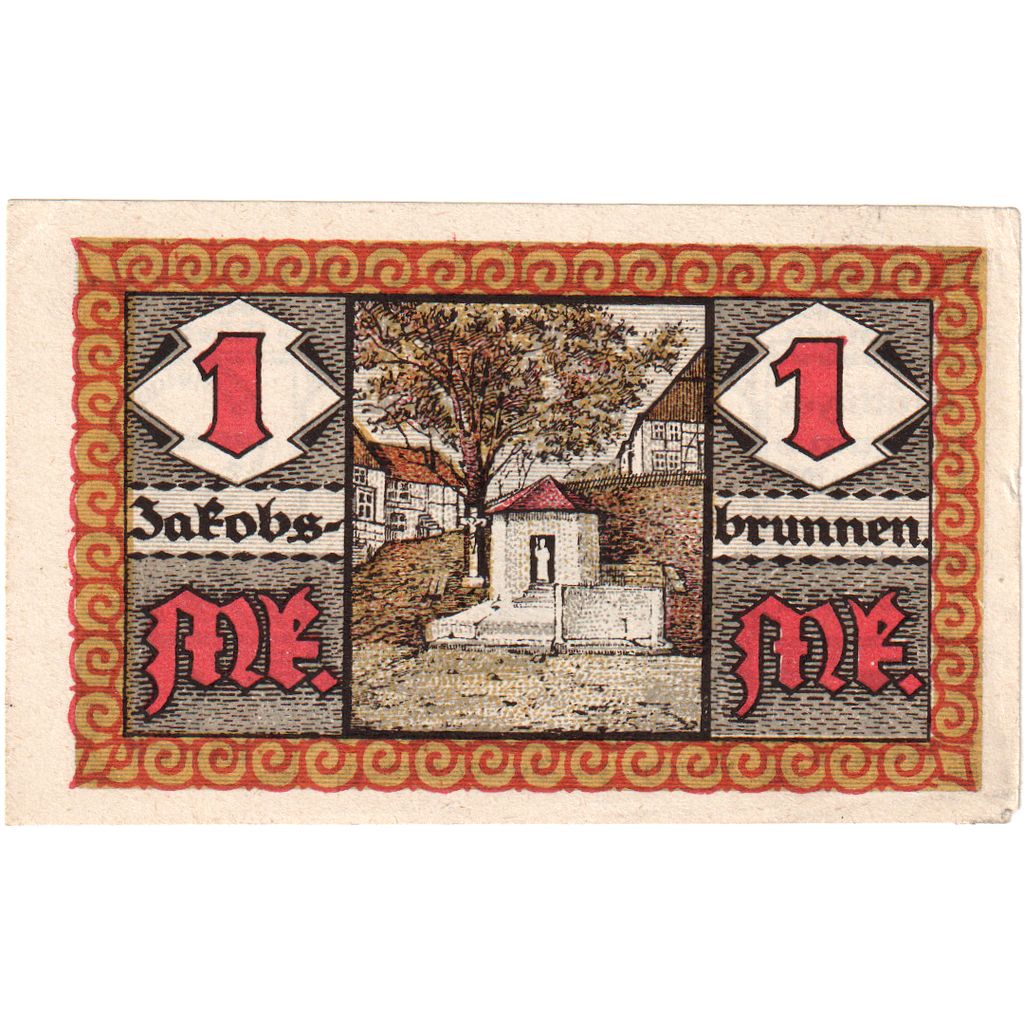 Deutschland, Jakobsberg, 1 Mark, 1921-11-05, UNZ-