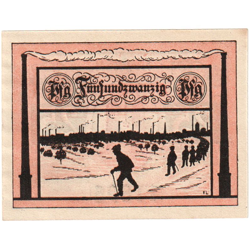 Deutschland, Jessnitz Stadt, 25 Pfennig, VZ+