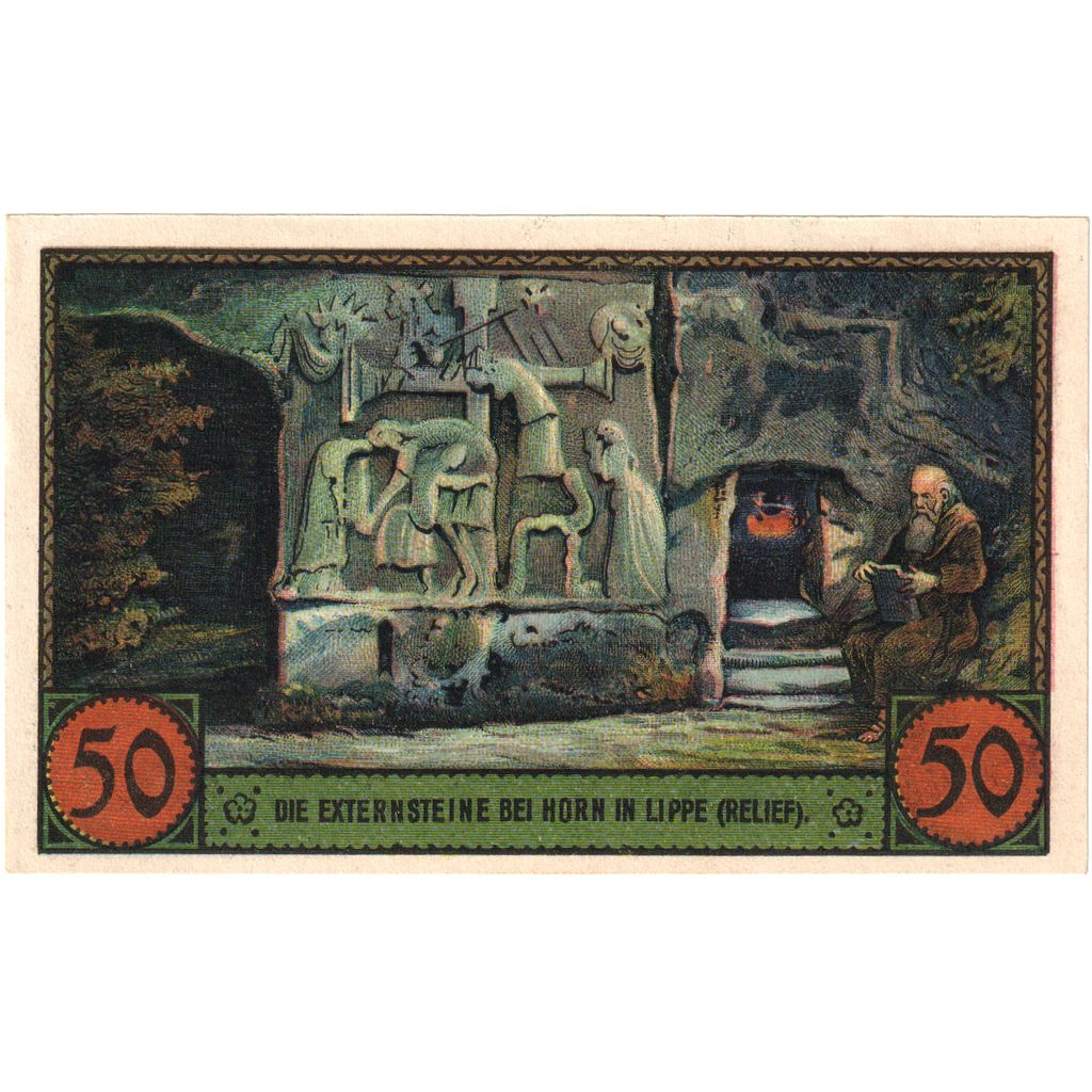 Deutschland, Horn Stadt, 50 Pfennig, 1921-12-31, VZ+