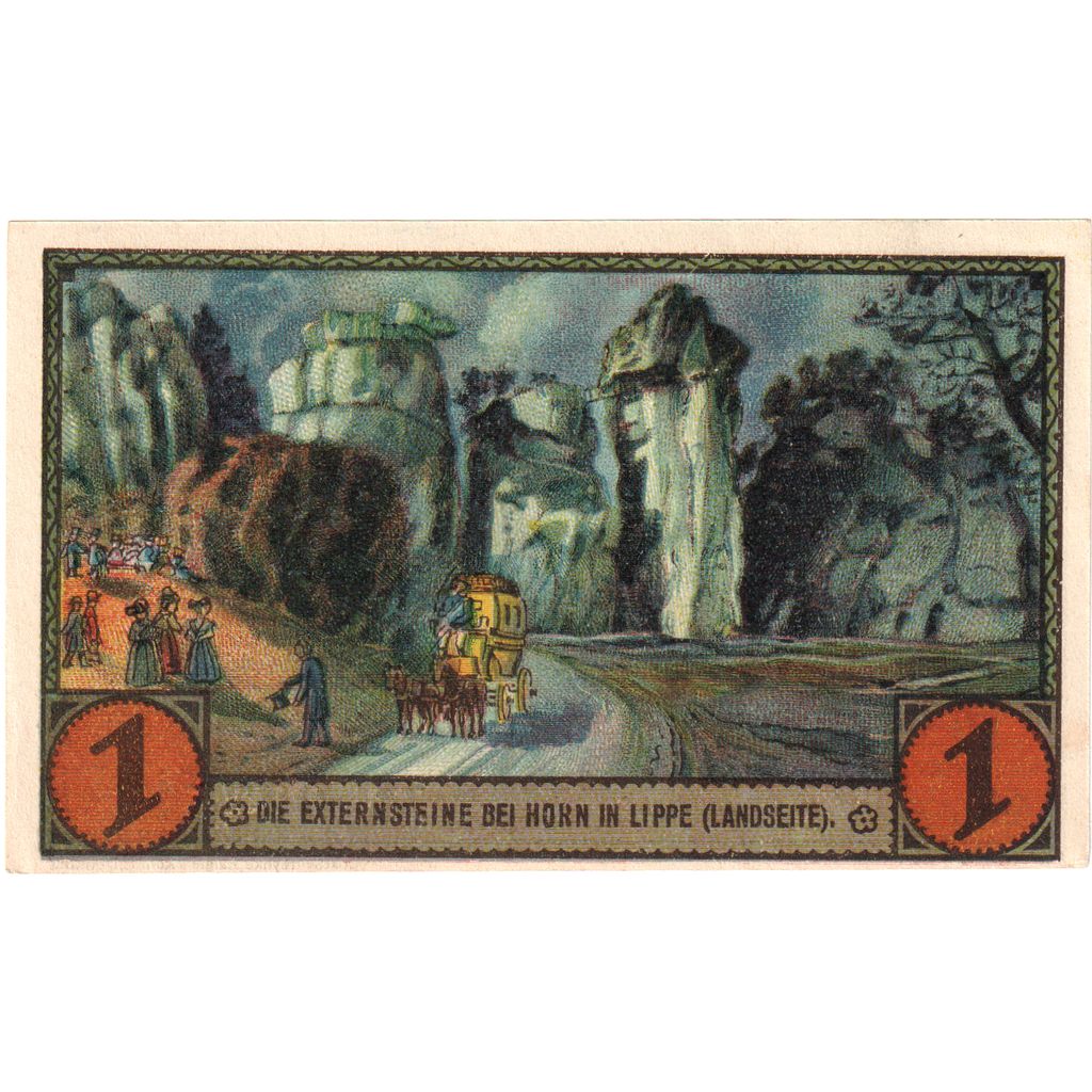 Allemagne, Horn Stadt, 1 Mark, 1921-12-31, SUP+