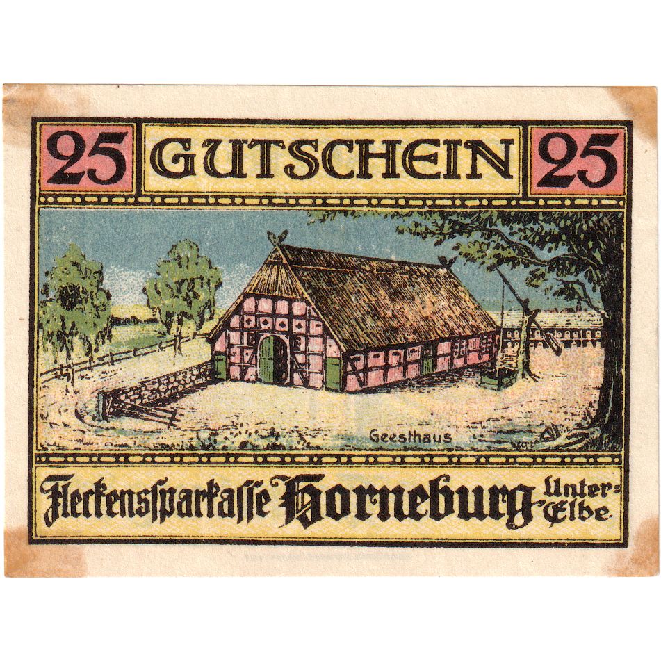Deutschland, Horneburg, 25 Pfennig, 1921-05-01, UNZ-