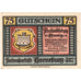 Deutschland, Horneburg, 75 Pfennig, 1921-05-01, UNZ-