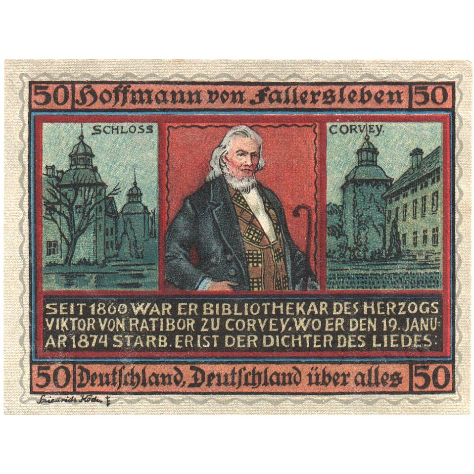 Deutschland, Hoxter Stadt, 50 Pfennig, 1921-05-01, VZ+