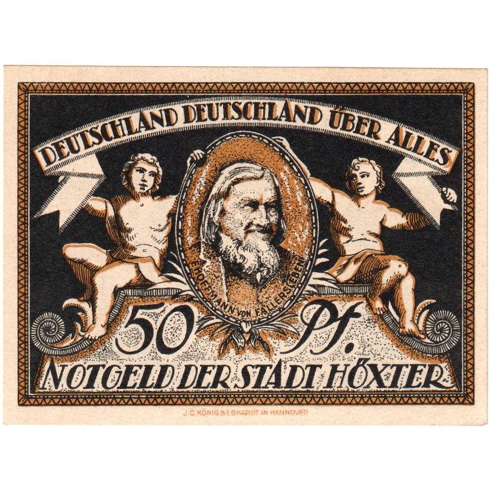 Niemcy, Hoxter Stadt, 50 Pfennig, 1921-05-01, UNC(60-62)