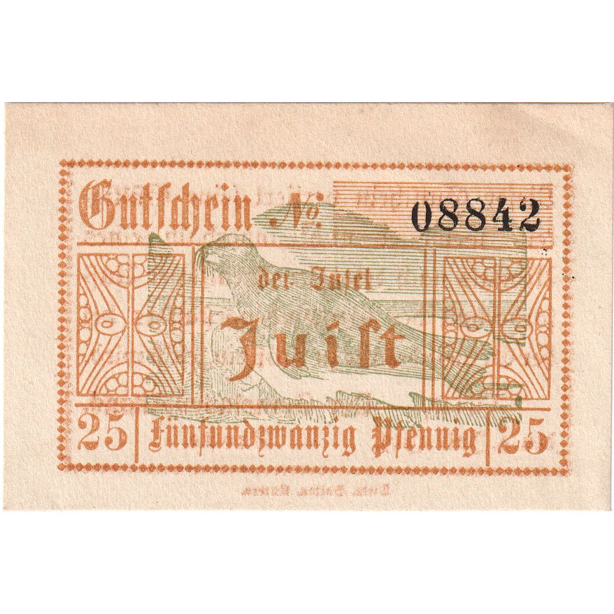 Niemcy, Juist Gemeinde, 25 Pfennig, 1920-04-01, UNC(60-62)