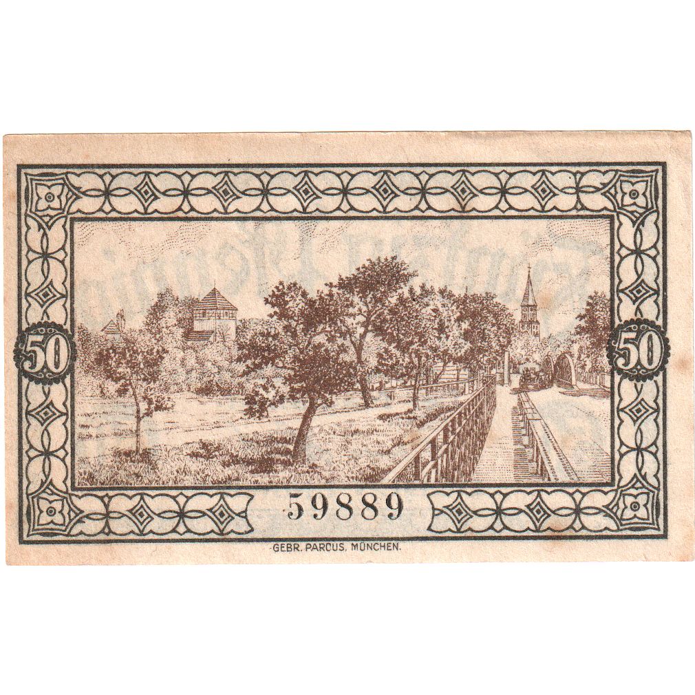 Deutschland, Düben Stadt, 50 Pfennig, 1919-11-01, VZ+