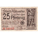 Alemania, Ahrweiler Stadt, 25 Pfennig, 1921-08-15, EBC+