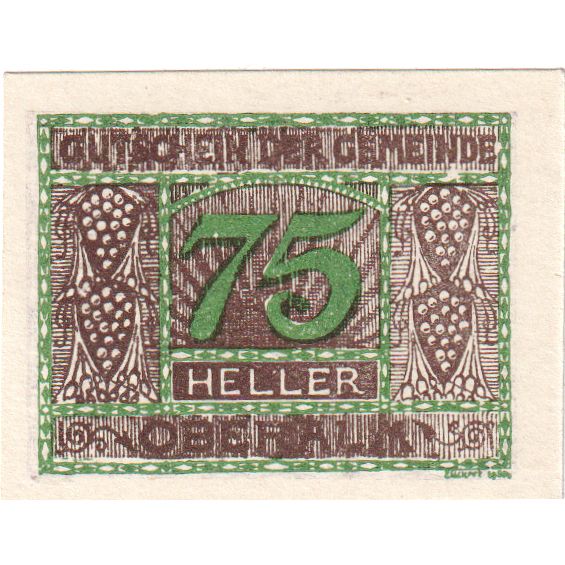 Áustria, Oberalm Sbg. Gemeinde, 75 Heller, 1920-12-15, UNC(60-62)