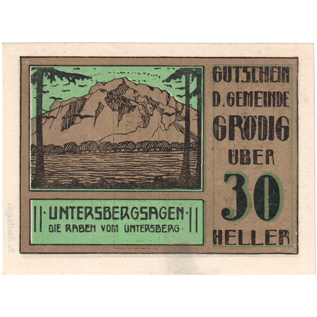 Austria, Grödig sbg. Gemeinde, 30 Heller, 1920-12-31, UNC(63)