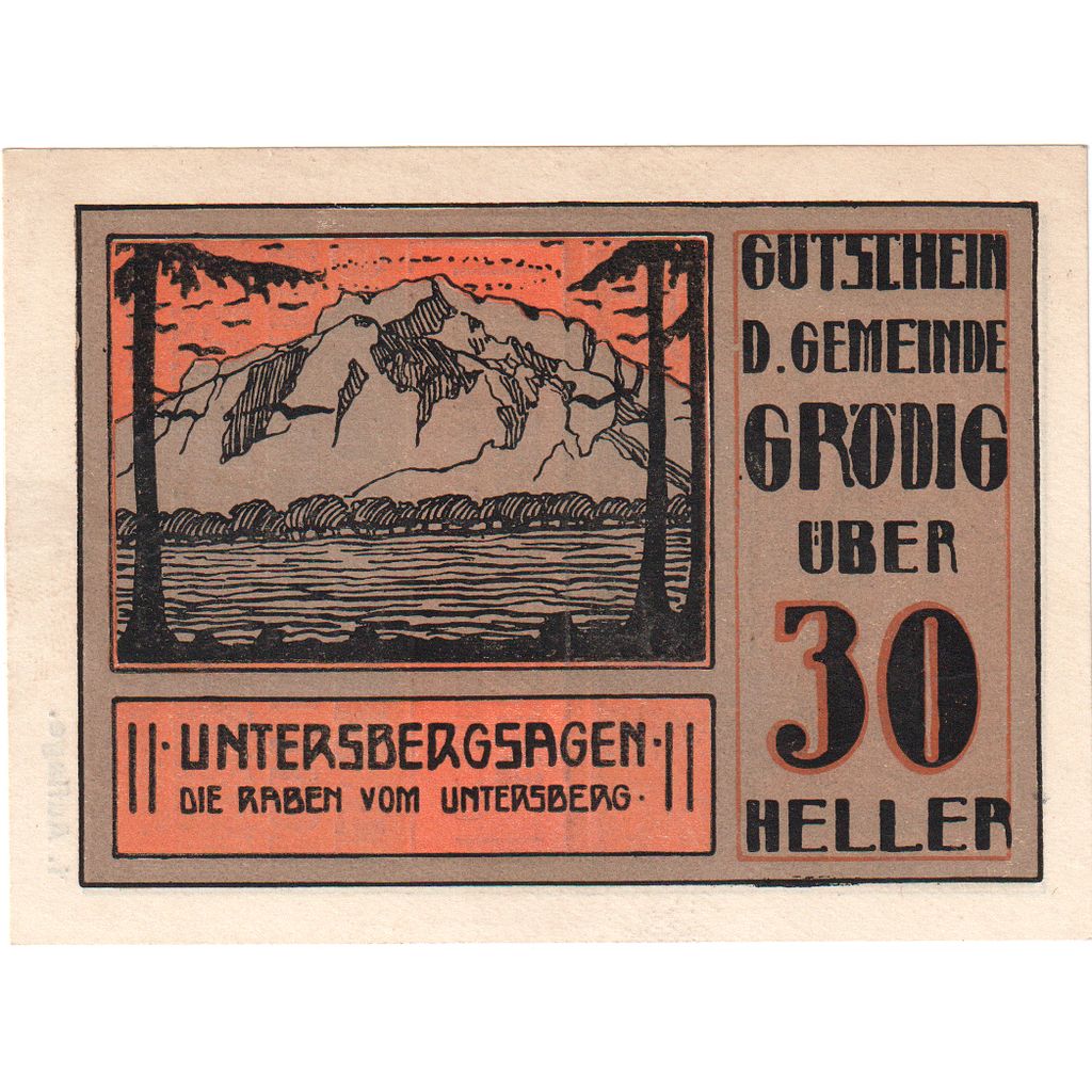 Austria, Grödig sbg. Gemeinde, 30 Heller, 1920-12-31, UNC(63)