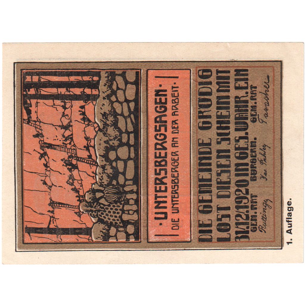 Austria, Grödig sbg. Gemeinde, 30 Heller, 1920-12-31, UNC(63)