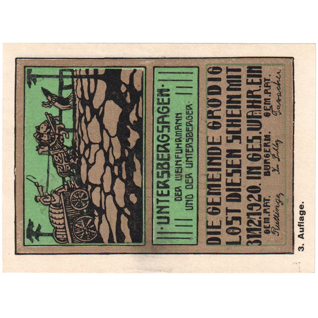 Austria, Grödig sbg. Gemeinde, 60 Heller, 1920-12-31, UNC(63)