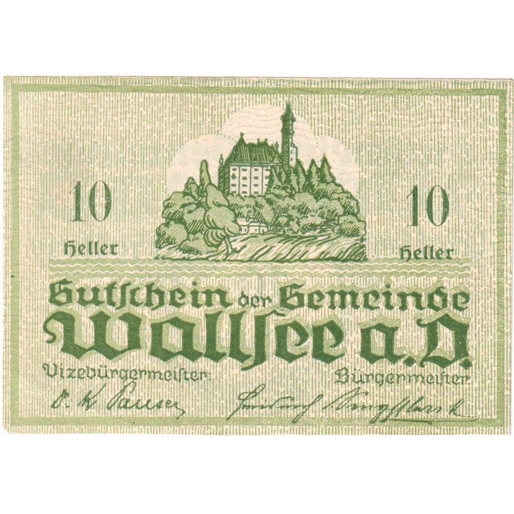 Oostenrijk, Wallsee N.Ö. Gemeinde, 10 Heller, 1920-12-31, SPL
