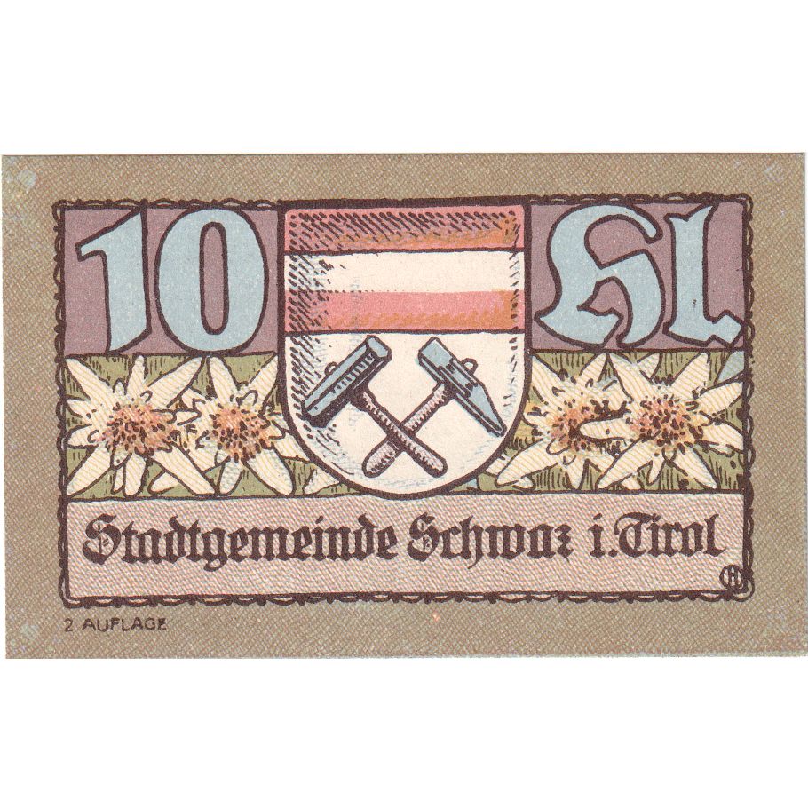 Oostenrijk, Innsbruck Tirol Prv. Notgeld Sammlerbund Innsbruck, 10 Heller