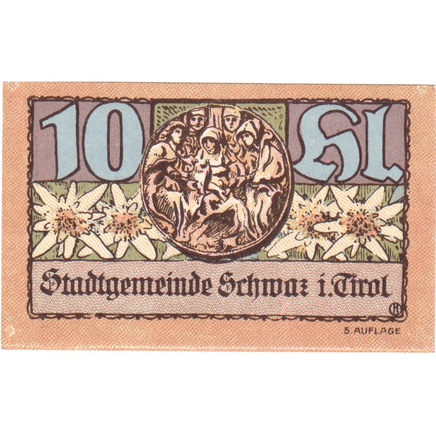 Austria, Innsbruck Tirol Prv. Notgeld Sammlerbund Innsbruck, 10 Heller