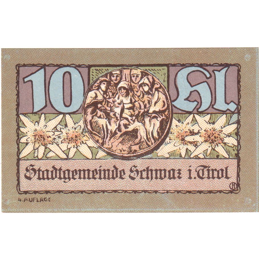 Oostenrijk, Innsbruck Tirol Prv. Notgeld Sammlerbund Innsbruck, 10 Heller