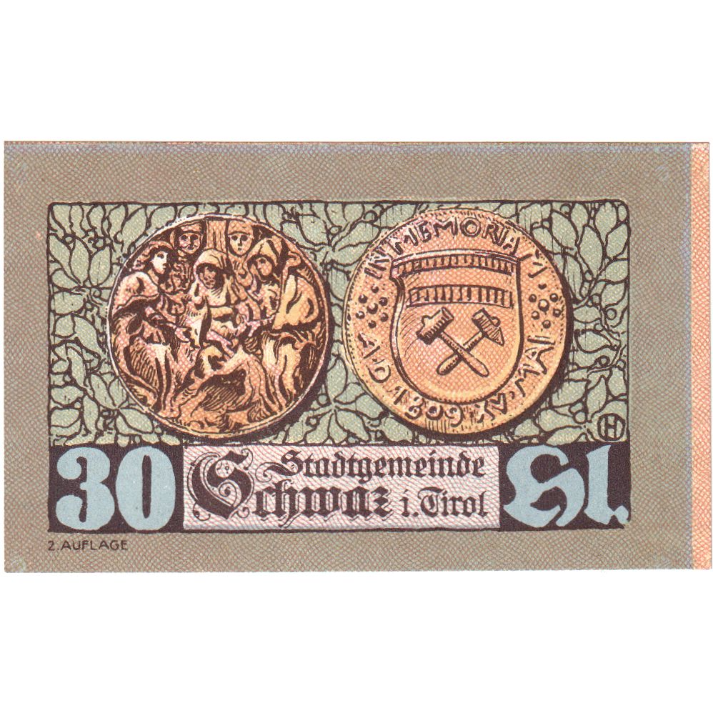 Oostenrijk, Innsbruck Tirol Prv. Notgeld Sammlerbund Innsbruck, 10 Heller