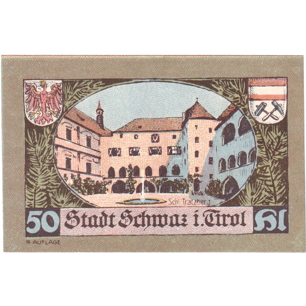 Oostenrijk, Innsbruck Tirol Prv. Notgeld Sammlerbund Innsbruck, 50 Heller