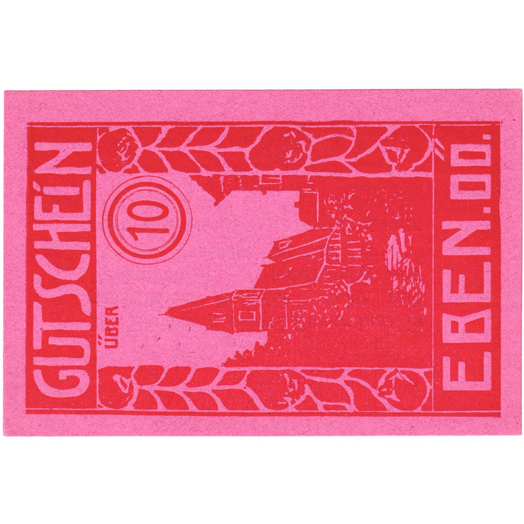 Österreich, Eben O.Ö. Ortsgemeinde, 10 Heller, UNZ-