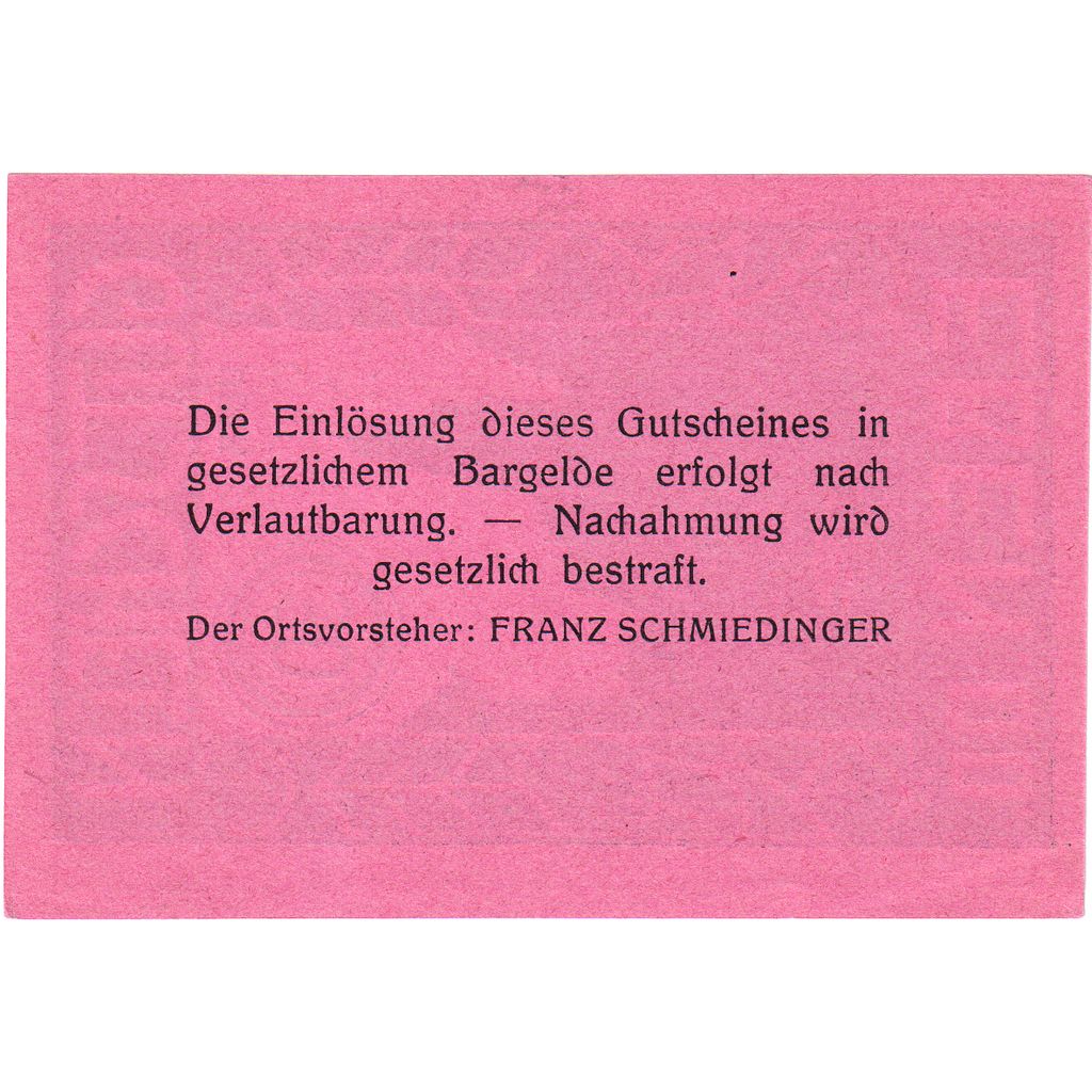 Austria, Eben O.Ö. Ortsgemeinde, 30 Heller, UNC(63)