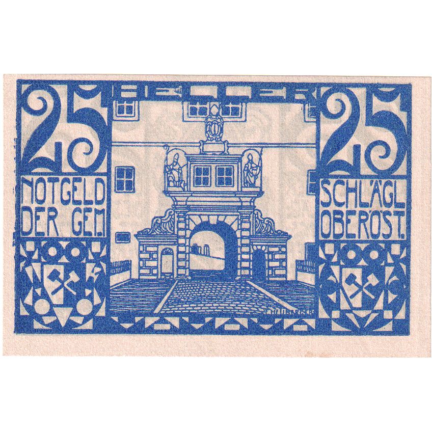 Oostenrijk, Schlägl, 25 Heller, SPL