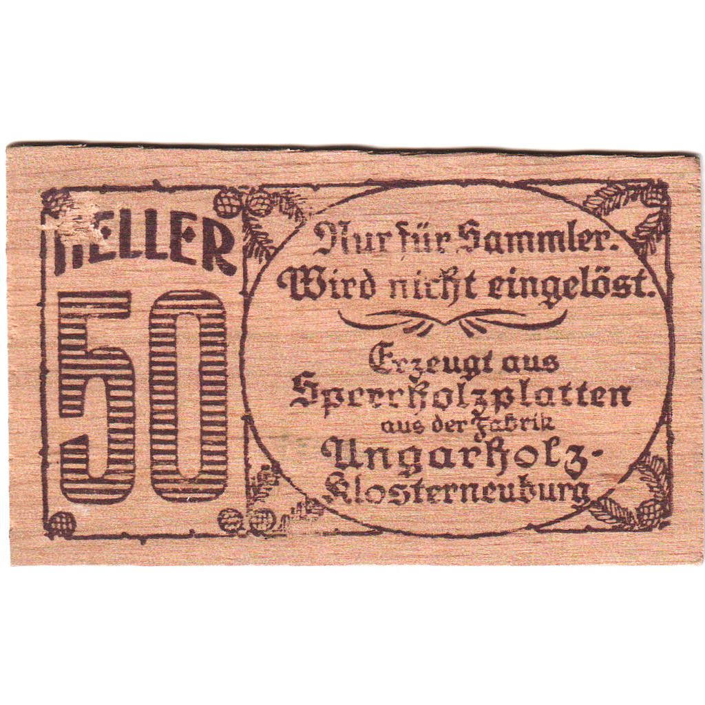 Austria, Hadersfeld im Wienerwald, 50 Heller, 1920-06-01, UNC(63)