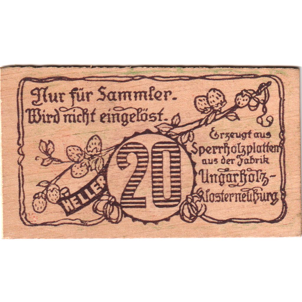 Austria, Hadersfeld im Wienerwald, 20 Heller, 1920-06-01, UNC(63)