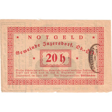 Austria, Inzersdorf Bezirk Kirchdorf O.Ö. Gemeinde, 20 Heller, 1920-12-31