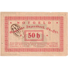Austria, Inzersdorf Bezirk Kirchdorf O.Ö. Gemeinde, 50 Heller, 1920-12-31