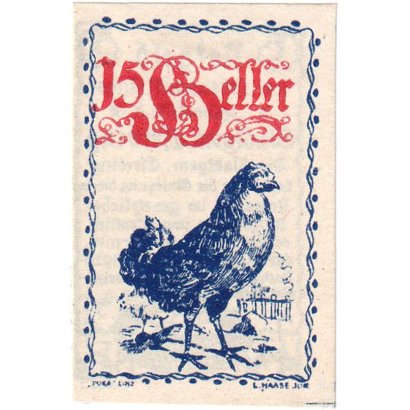 Oostenrijk, Eferding O.Ö. Stadtgemeinde, 15 Heller, 1920-06-01, SPL