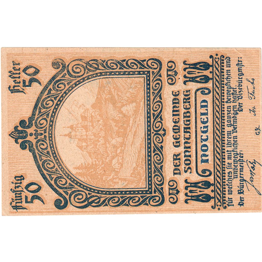 Österreich, Sonntagberg N.Ö. Gemeinde, 50 Heller, 1920-12-31, UNZ-