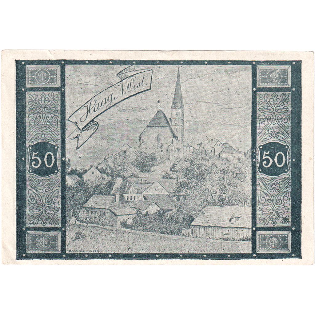 Österreich, Haag-Marktgemeinde N.Ö. Marktgemeinde, 50 Heller, 1920-12-31, UNZ-