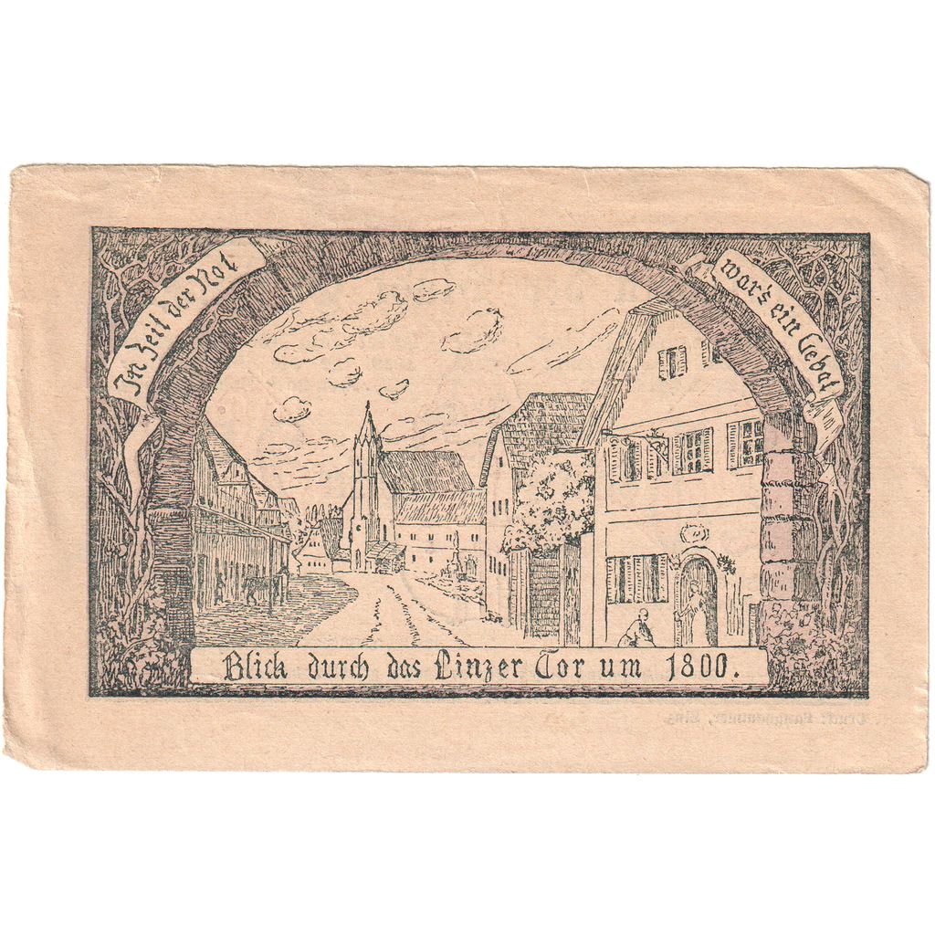 Österreich, Eferding O.Ö. Stadtgemeinde, 25 Heller, UNZ-