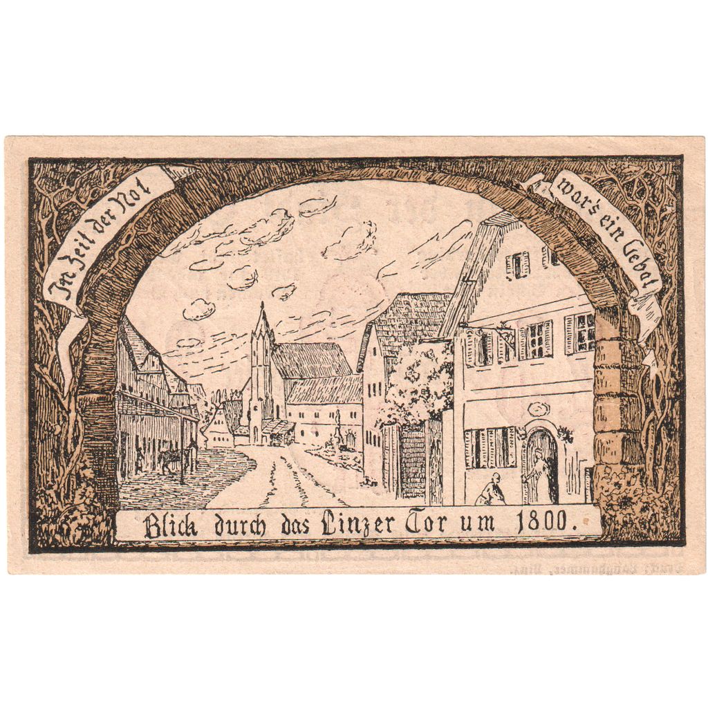 Österreich, Eferding O.Ö. Stadtgemeinde, 25 Heller, UNZ-