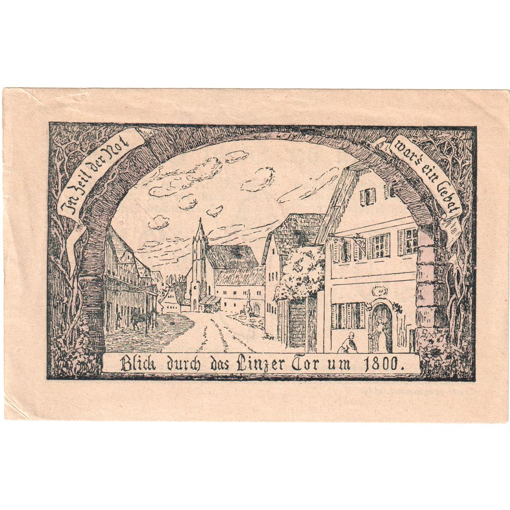 Österreich, Eferding O.Ö. Stadtgemeinde, 25 Heller, UNZ-