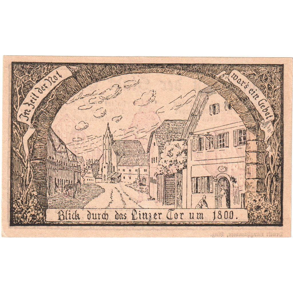 Österreich, Eferding O.Ö. Stadtgemeinde, 25 Heller, UNZ-