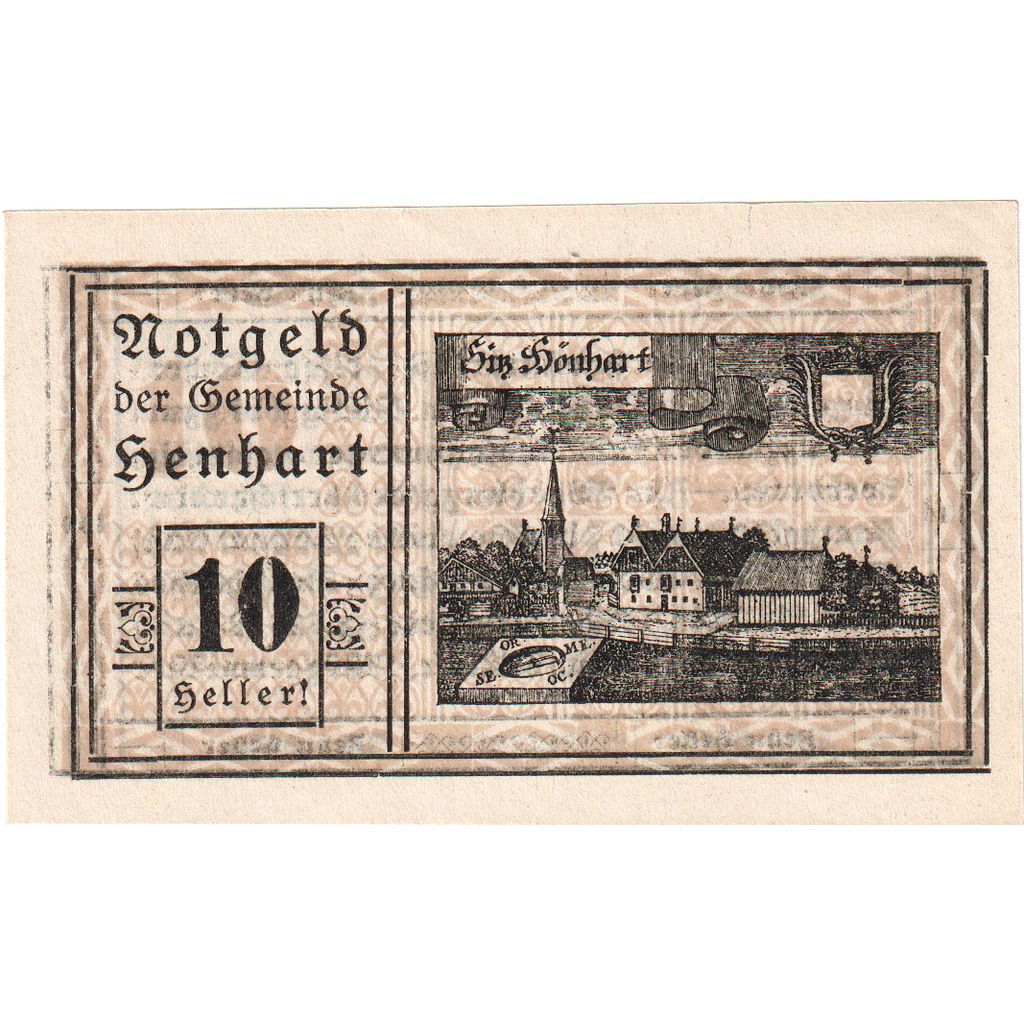 Österreich, Henhart O.Ö. Gemeinde, 10 Heller, 1920-12-31, UNZ-