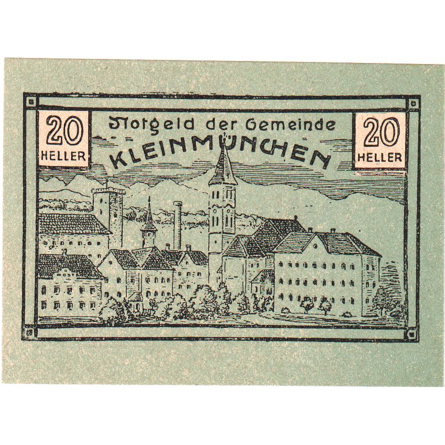 Österreich, Kleinmünchen O.Ö. Gemeinde, 20 Heller, 1920-12-31, UNZ-