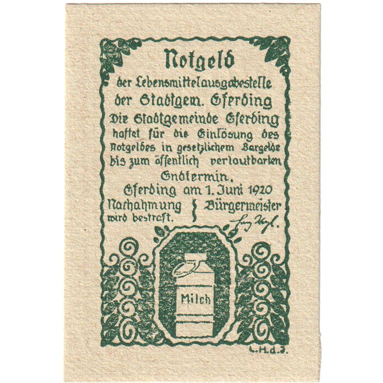 Áustria, Eferding O.Ö. Stadtgemeinde, 30 Heller, 1920-06-01, UNC(63)
