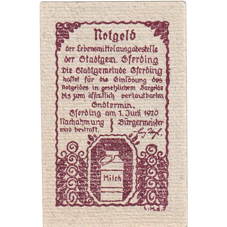 Autriche, Eferding O.Ö. Stadtgemeinde, 30 Heller, 1920-06-01, SPL